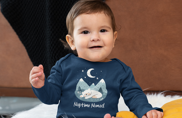 Cerebral Sprouts Naptime Nomad Onesie